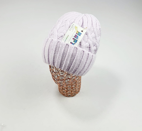 Шапка Март крупновяз. Дельта (сирень)